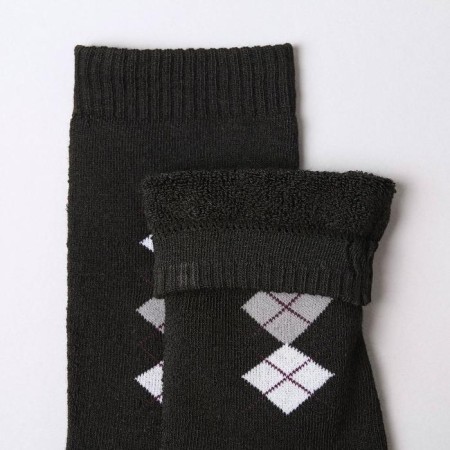 Socks male terry, black color, size 25-27-1