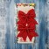 Jewelry decoration "Wicker bow" (set 2 pcs) 15x12 cm, mix