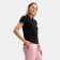 Women's T -shirt with a round gate, black color, size 52