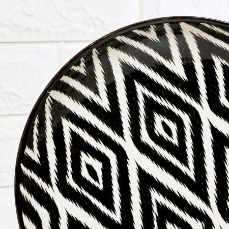 Lryagan Round Rishtan Ceramics 28 cm, Atlas in Dagger Pack-4