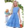 Women's dress "Thin feelings", size 54
