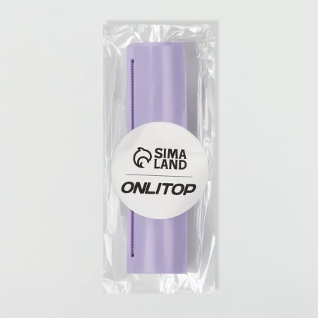 Leaf soap, in roll, d 2.3 × 9 cm, 120 cm, purple color-8