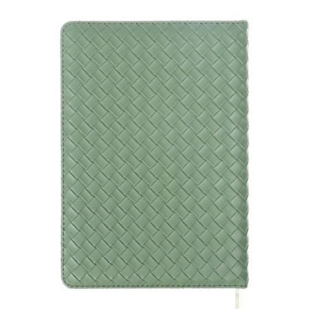 Delicidal of a non -combined A5 136 sheets, leatherette Devente. Clair, solid cover with foam rubber, perforation, liesse, block 70, green-11