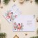 Postcard "Happy New Year and Merry Christmas!" embossing, bullfinch, 18 x 12 cm