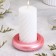 Complete "Complete" from gypsum is small, 9x2.5cm, pink