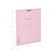 Notebook 18 sheets in a cage, Erichkrause Coverpro Pastel "Classic", with a plastic cover of 180 μm, an offset unit, whiteness 100%, pink