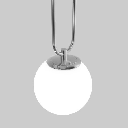 Wall lamp EUROSVET RICHE 70143, E27, 1x40W, 150x150x425 mm, white color, chrome-2