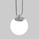 Wall lamp EUROSVET RICHE 70143, E27, 1x40W, 150x150x425 mm, white color, chrome