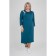 Female dress, size 64, turquoise color