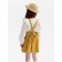 Skirt for a girl on straps, minku, orange color, height 116 cm
