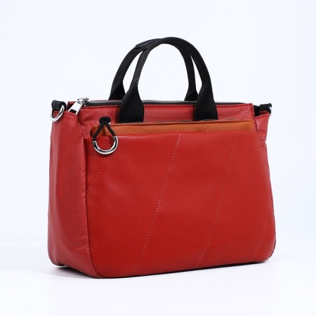 Bag-tout on zipper, red color