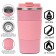 Thermal circle, 500 ml, Original "Master K.", retains heat 10 hours, pink