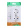 Double SE SE "Study", 16 A, 250 V, invoice, with salary, IP20, white, PA16-007B