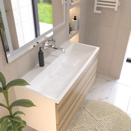Snow -out sink Uperwood Barsa 100 cm, rectangular-1
