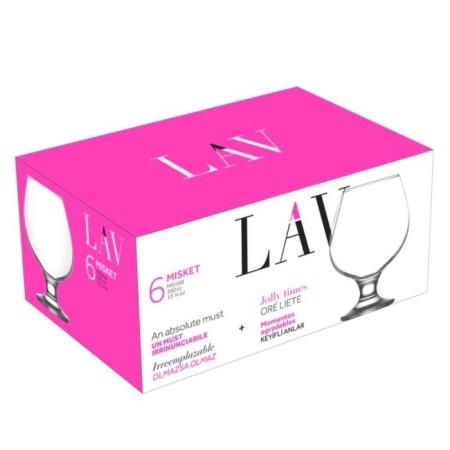 Set of glasses for brandy Lav Misket, 390 ml, 6 pcs-8