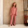 Kidsa (sweatshirt, trousers) minku Terracotta color, height 134