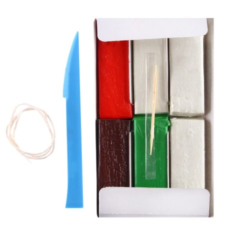 New Year's set for creativity. Blind the candle "New Year! Snowman in the cap "-2