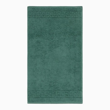 Terry towel with a border 70x140 cm, green cotton 100%, 430g/m2-1
