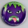 Disposable paper plate "Monster", 18 cm