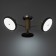 Julia chandelier 3XLED 72W 3000-6000K black-chromium 62x62x22 cm