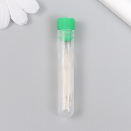 Needles for beads metal in a plastic box set 25 pcs Ø 0.8 mm-3