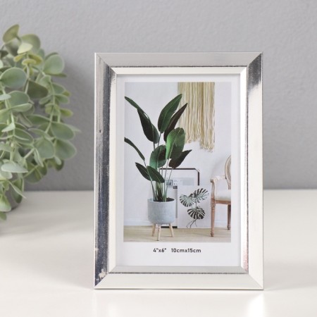 Photo frame plastic 10x15 cm "Silver" 1x12.4x17.2 cm