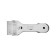 Tundra scraper, all -metal case, stainless steel, fixed blade, 40 mm
