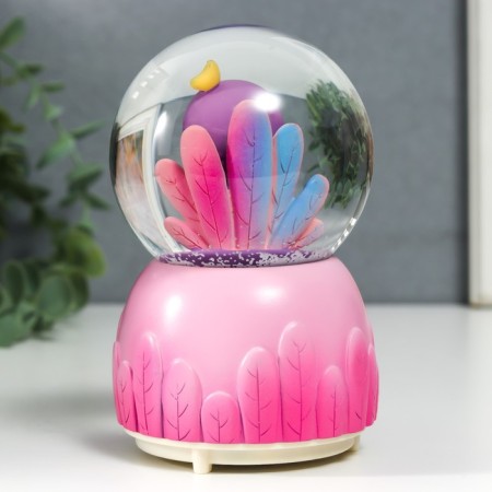 Souvenir Polystone Water Ball Light, Music "Baby - Seasons Spring/Summer" MIX 9x6x6 cm 78172-5