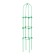 Trellis, 170 × 30 × 1 cm, metal, green, "Clover missile"
