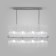 Suspended Bogate’s Allure 485/8, E14, 8x60W, 800x170 mm, chromium color