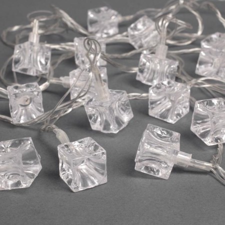 Garland “thread” 5 m with nozzles “cubes”, ip20, transparent thread, 20 LED, glow of multi (RG/RB), flashing, 220 V-2