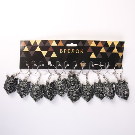 Trick Metal "Wolf Head" silver 4.7x3.6 cm-3