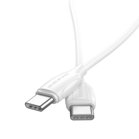 Cable Borofone BX70 Type-C-Type-C, 3 A, 60W, 1 m, white-3