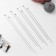Knitting knitting needles, with Teflon coating, D = 2-7 ​​mm, 35 cm, 10 pairs in the pencil case