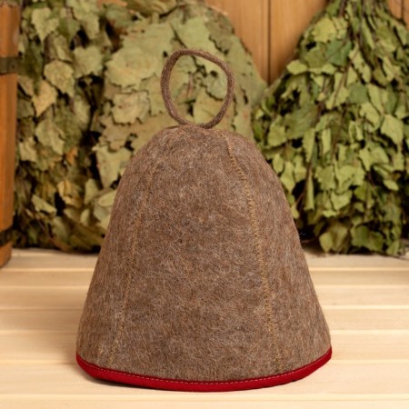 Dark Bath Hat with color edging mix