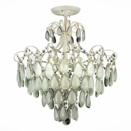 Ceiling EVOLUCE lamp. Sle160302-06. Magonza. 6x60 watts, E14, 50x50x75 cm, golden color-14