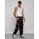 Sports male trousers, size 50, black color