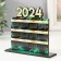 Calendar "2024" 12x10x3 cm