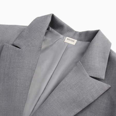 Women's jacket Minaku: classic color gray, rr 46-48-9