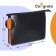 Plastic folder A4, 340 x 245 x 40 mm, lightning from above, plastic, calligrata top, black/orange
