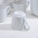 Set of drinking porcelain "linen", 8 items