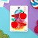 Invisibility for hair "Abel" (set 2 pcs) ripe apple, 5 cm, red