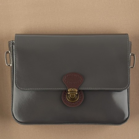 Bag Cauline, sewing, 6 × 4 cm, dark brown/bronze color-4