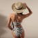 Women's hat minku "Summer" Beige color, rr 56-58
