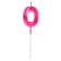 Candle in the cake on the ships "Fine", the number "0", 5 cm, pink