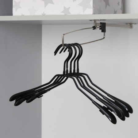 Shoulders - Mobzers for clothing Anti -slip Dolyana, 39 × 20.5 cm, 5 pcs, Black color-5