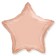 Foil ball 18 "Pink Gold", star