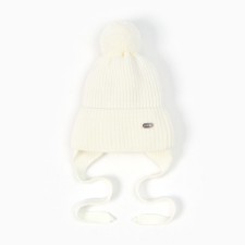 Children's hat, milk color, size 36-38
