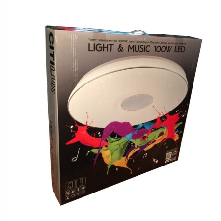 Light of the Citilux, Light & Music CL703M100x60x8 cm, 1x100W, LED, white color-15