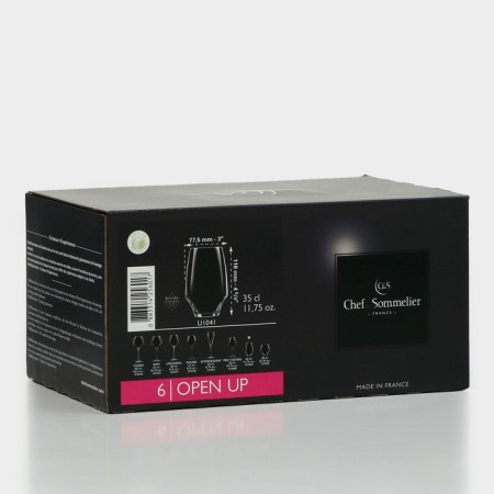 A set of water for water Open Up, 350 ml, crystal glass, 6 pcs-5
